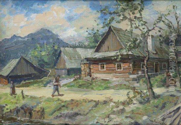 Rusava Oil Painting - Jaro Prochazka
