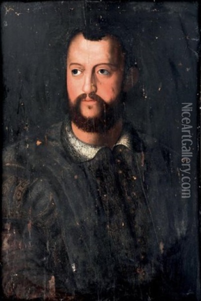 Portrait De Come De Medicis Oil Painting -  Bronzino