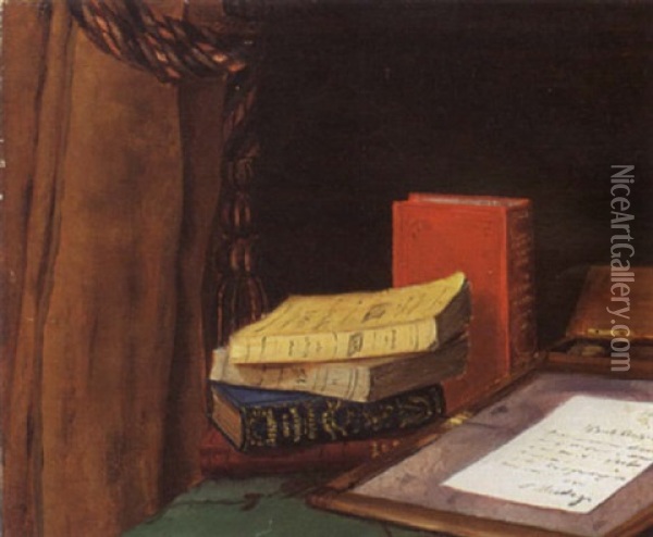 The Writing Desk Oil Painting - Sientje Mesdag Van Houten