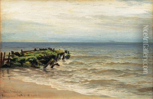 Kampen Auf Sylt Oil Painting - Hans Schleich