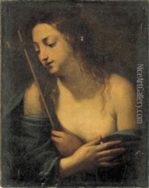 Maddalena Oil Painting - Giovanni Gioseffo da Sole