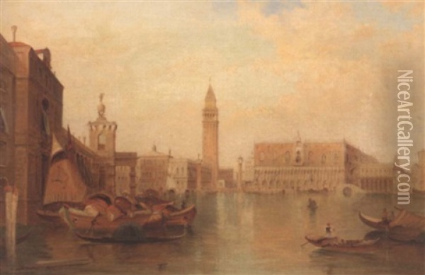 Doge's Palace Oil Painting - Alfred Pollentine