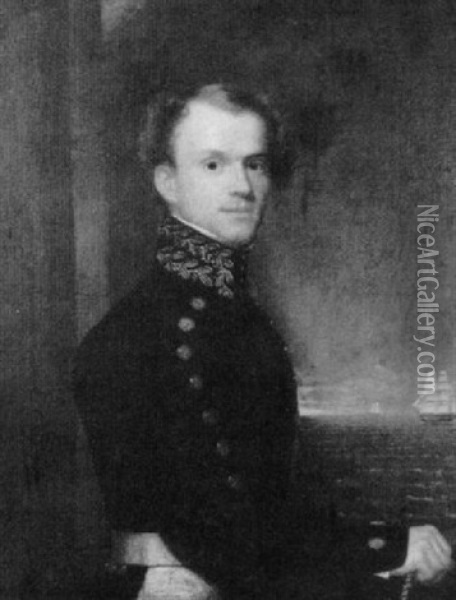 Portrait Of Edward Van Wycke Oil Painting - Frederick Randolph Spencer