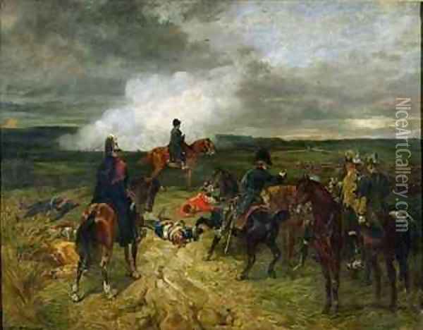 17th June 1815, 7 O'Clock Oil Painting - John Lewis Brown