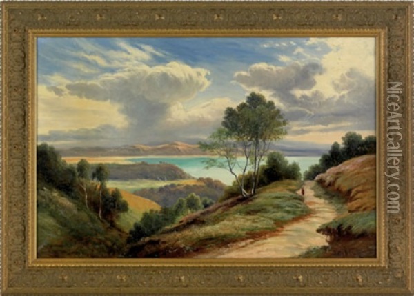 Landscape Oil Painting - Henry H. Parker