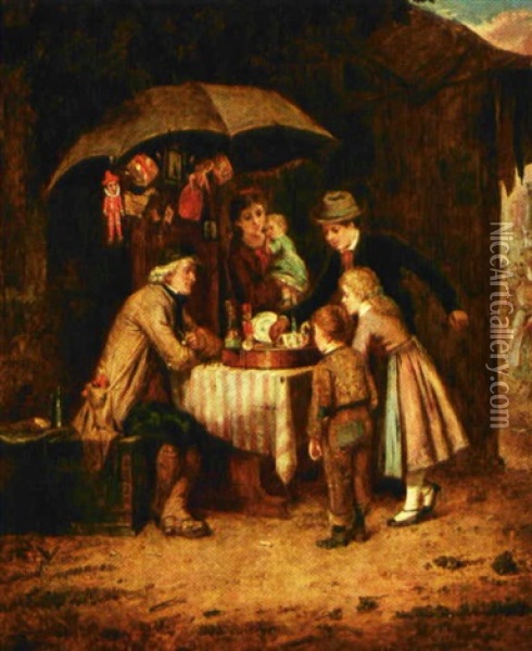 Born, Der Spiller Roulette Oil Painting - Walter Langley