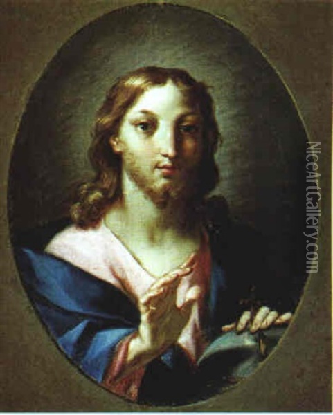 Segnender Christus Oil Painting - Pietro Dandini