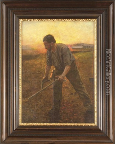 Der Maher Oil Painting - Walter Firle