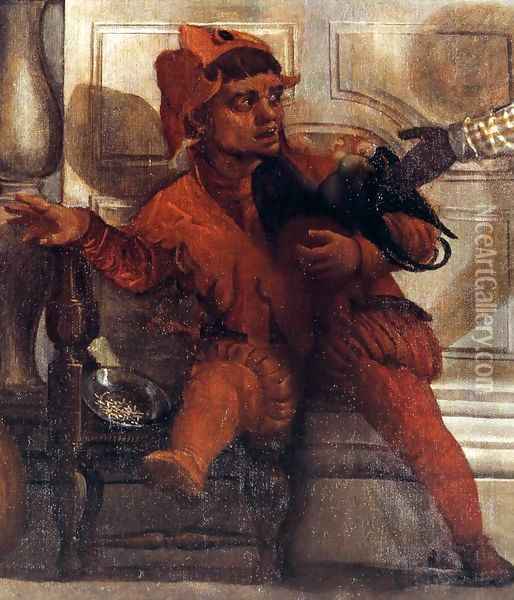 Feast in the House of Levi (detail) 4 Oil Painting - Paolo Veronese (Caliari)