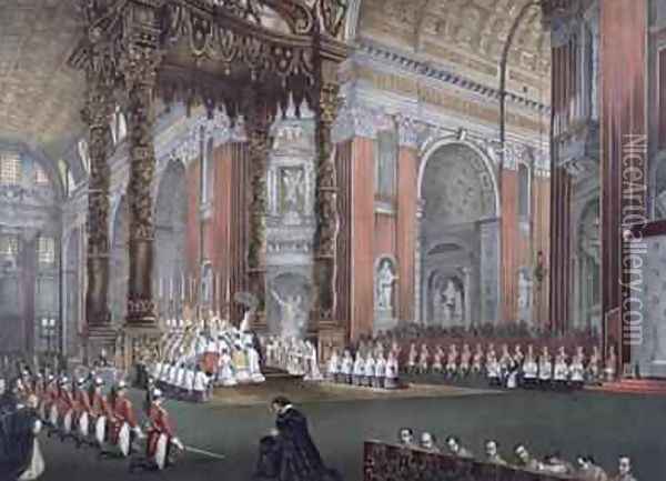 The First Vatican Council 8th December 1869-18th July 1870 Oil Painting - Vincenzo Marchi