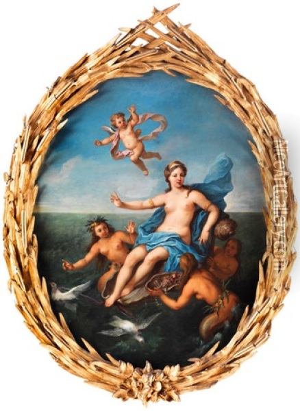 Triumph Der Galatea Oil Painting - Paolo de Matteis