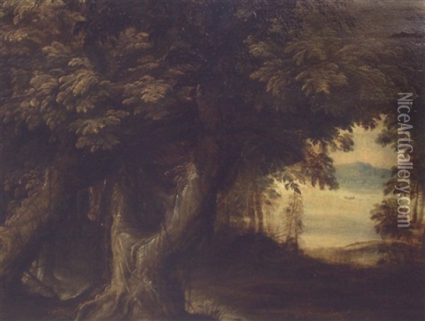 Waldlandschaft Oil Painting - Paul Bril