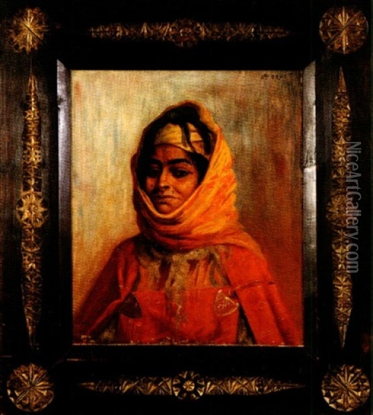 Femme Arabe Oil Painting - Antoine Druet