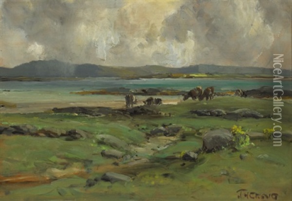 Sheepshaven, County Donegal Oil Painting - James Humbert Craig