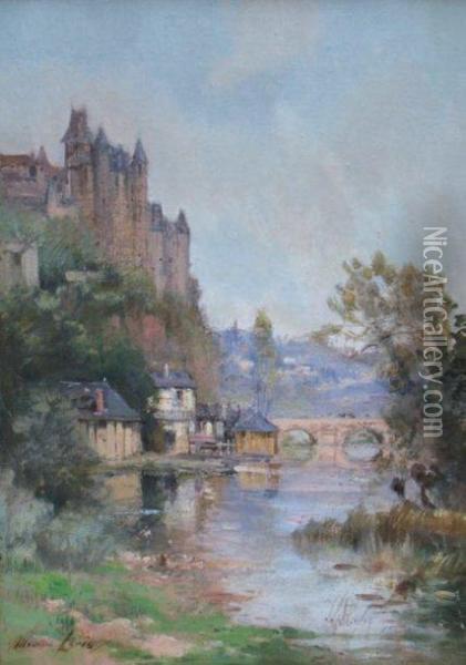 Le Chateau De Luzarches Oil Painting - Maurice Levis