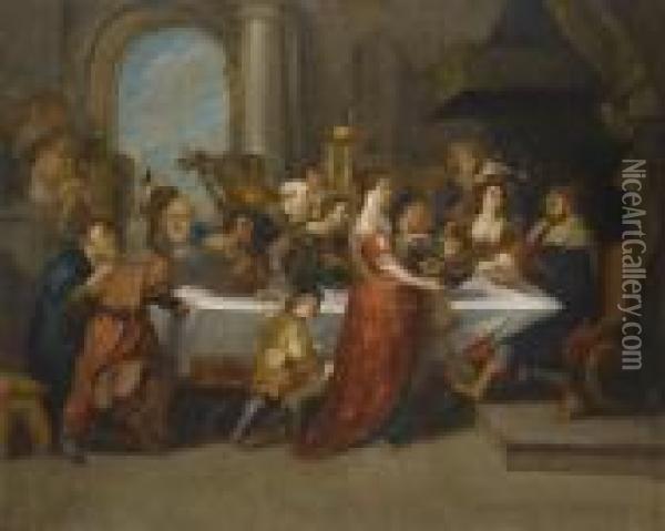Feast Of Herod Oil Painting - Peter Paul Rubens