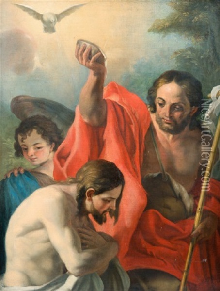 John The Baptist Oil Painting - Alexei Tarasovich Markoff