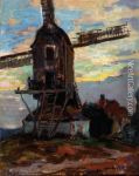 Mill Oil Painting - Bernard, Ben Viegers