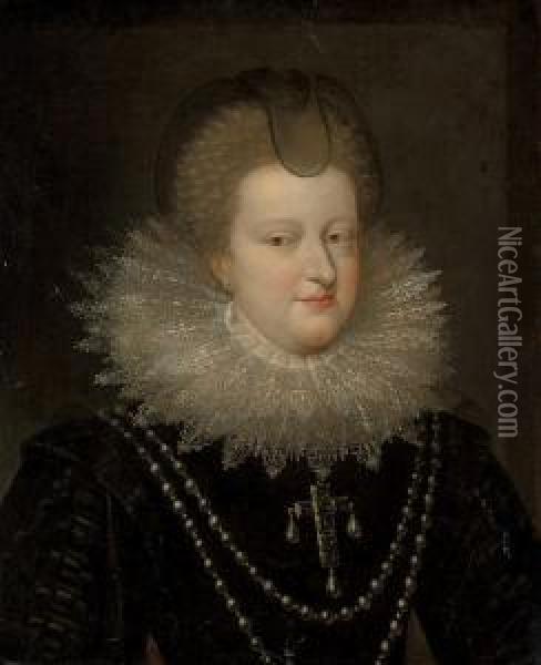 Portrait Of A Lady Oil Painting - Frans Pourbus the younger