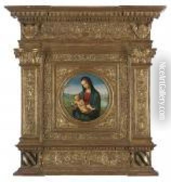 The Madonna Conestabile Oil Painting - Raphael (Raffaello Sanzio of Urbino)