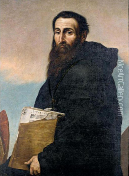 Saint Augustine Oil Painting - Jusepe de Ribera