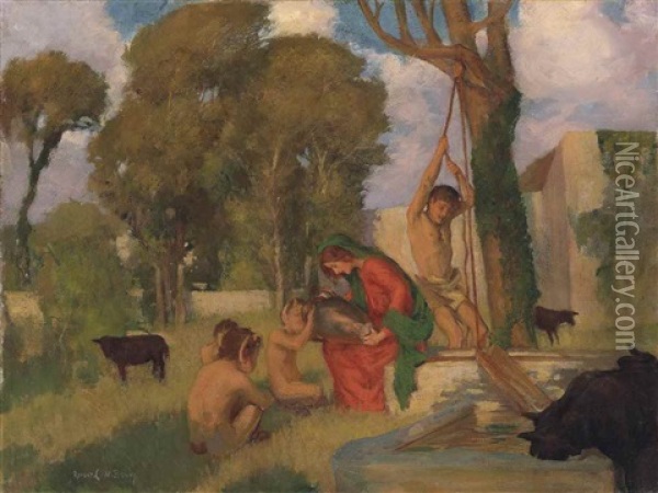 The Drought, C.1895 Oil Painting - Rupert Bunny