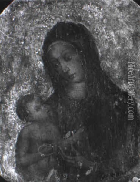 The Madonna And Child Oil Painting - Antonio Vivarini