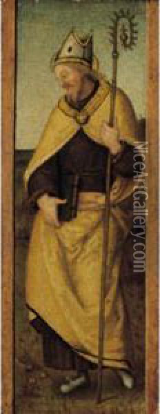San Gerolamo; San Nicola Oil Painting - Pietro Perugino