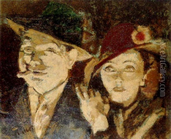 Jack And Jill Oil Painting - Walter Sickert