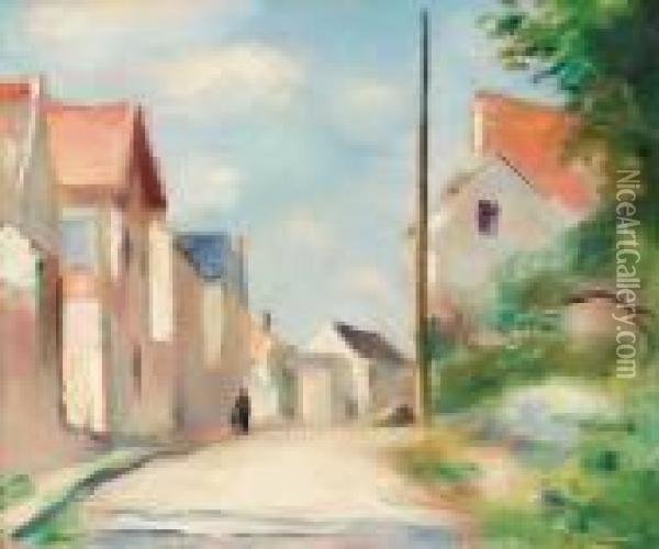 La Grand Rue Oil Painting - Henri Ottmann