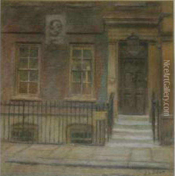 Thomas Carlyle's House, Cheyne Row Oil Painting - Patrick William Adam