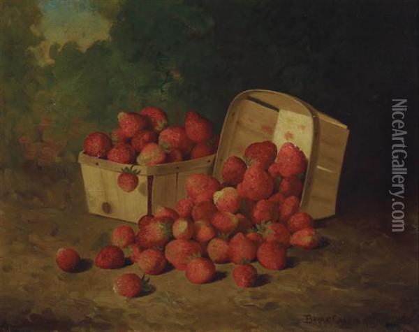 Baskets Of Strawberries Oil Painting - Bryant Chapin