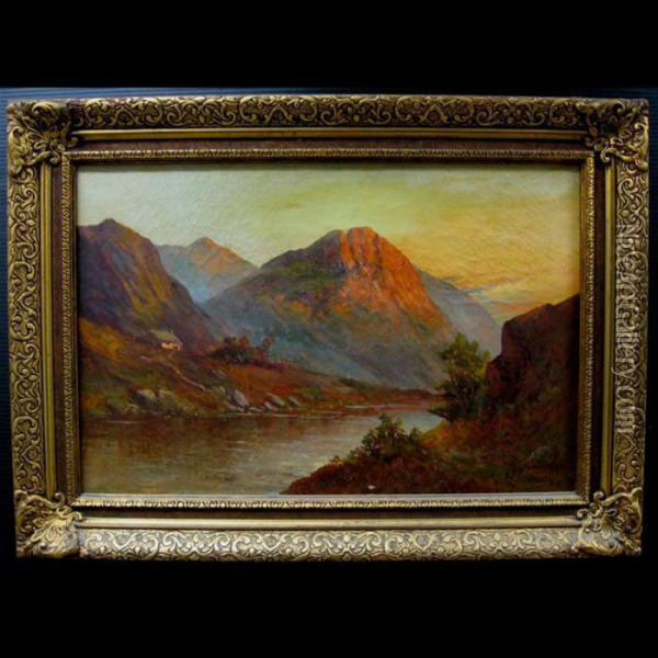 Gareloch Head, Nb (scotland) Oil Painting - F.E. Jamieson