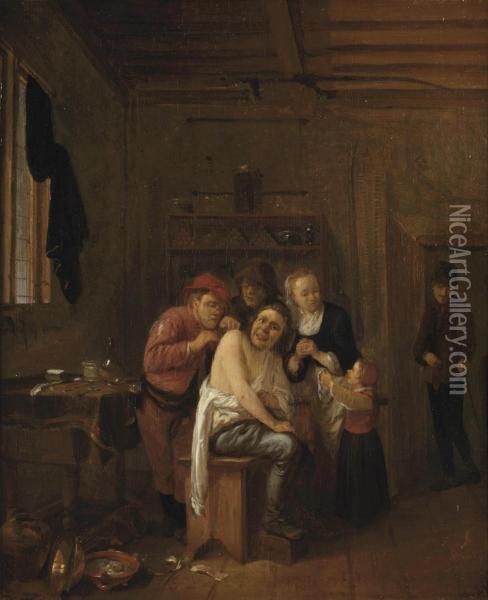 The Shoulder Operation Oil Painting - Abraham Diepraam