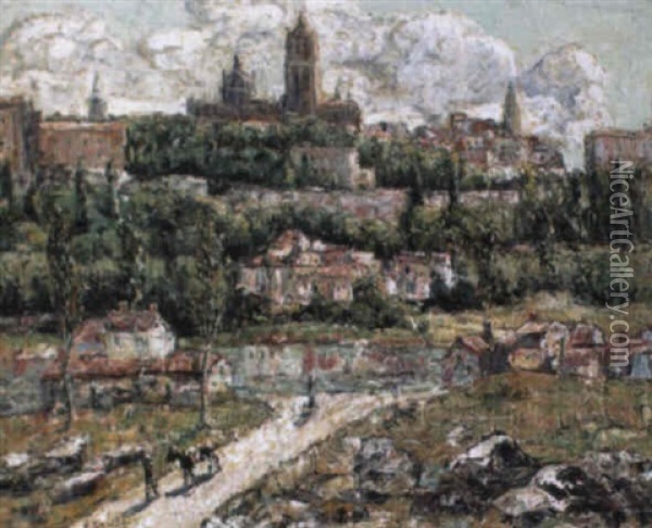 Segovia, Spain Oil Painting - Ernest Lawson