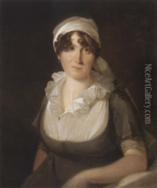 Bildnis Einer Jungen Frau Oil Painting - Sir Henry Raeburn