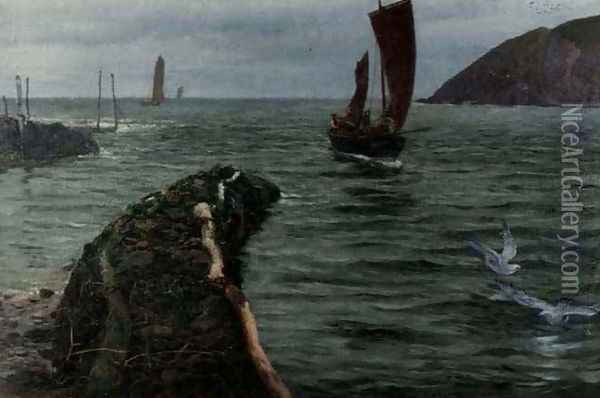 The Way In Oil Painting - Charles Napier Hemy