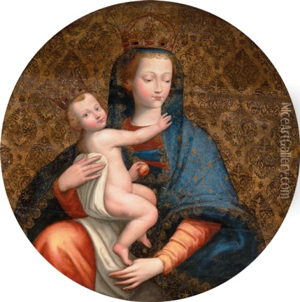 Madonna Della Purita Oil Painting - Francesco de Rosa