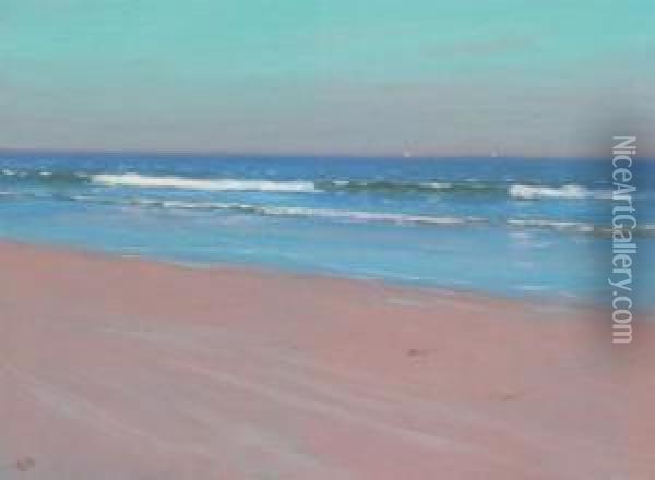 Surf At Ogunquit Oil Painting - Hermann Dudley Murphy