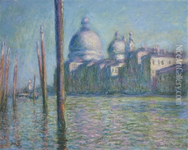 Le Grand Canal Oil Painting - Claude Monet