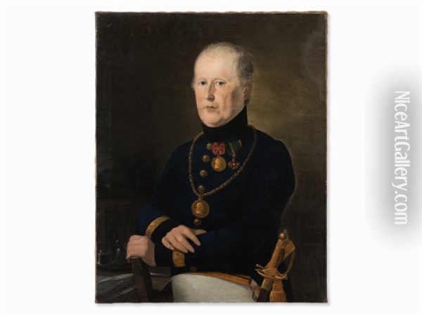 Doctor Franz Ketterer Oil Painting - Johann Wachtl