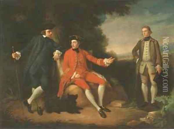 William Weddell and William Palgrave Oil Painting - Sir Nathaniel Dance-Holland