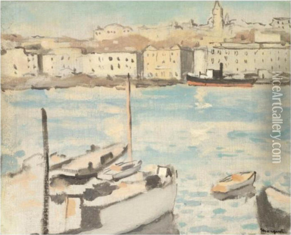 Marseille, Le Vieux Port Oil Painting - Albert Marquet