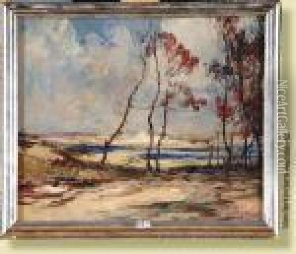 Arbres En Bord De Mer Oil Painting - Armand Jamar