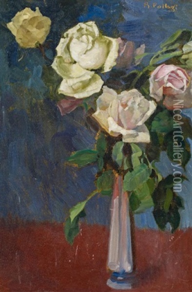 Weise Rosen Oil Painting - Robert Karl Pollog
