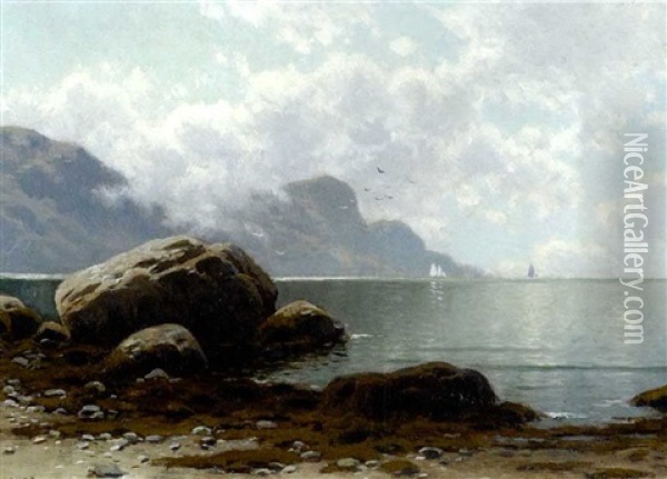 Quiet Bay, Grand Manan Oil Painting - Alfred Thompson Bricher