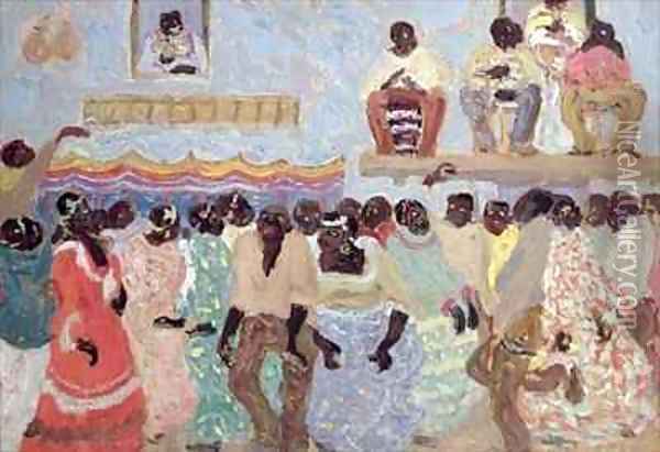 Negro Dance Oil Painting - Pedro Figari