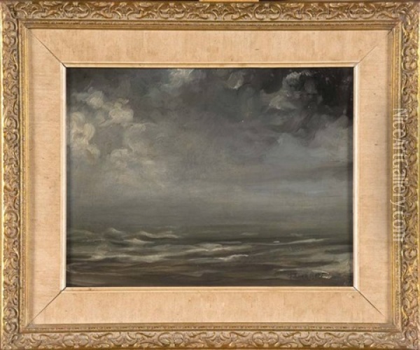 Marine Oil Painting - Felicien Joseph Victor Rops
