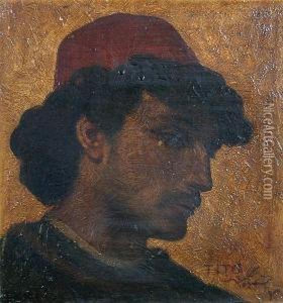 Tito Oil Painting - Elihu Vedder