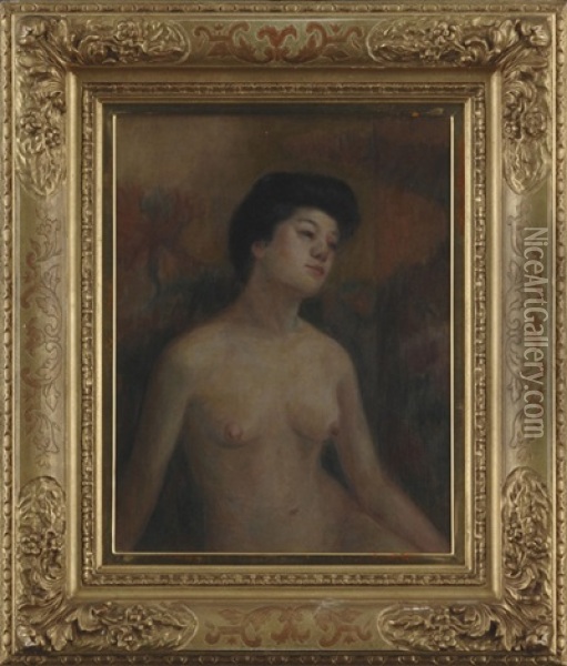 Nude Oil Painting - Saburosuke Okada